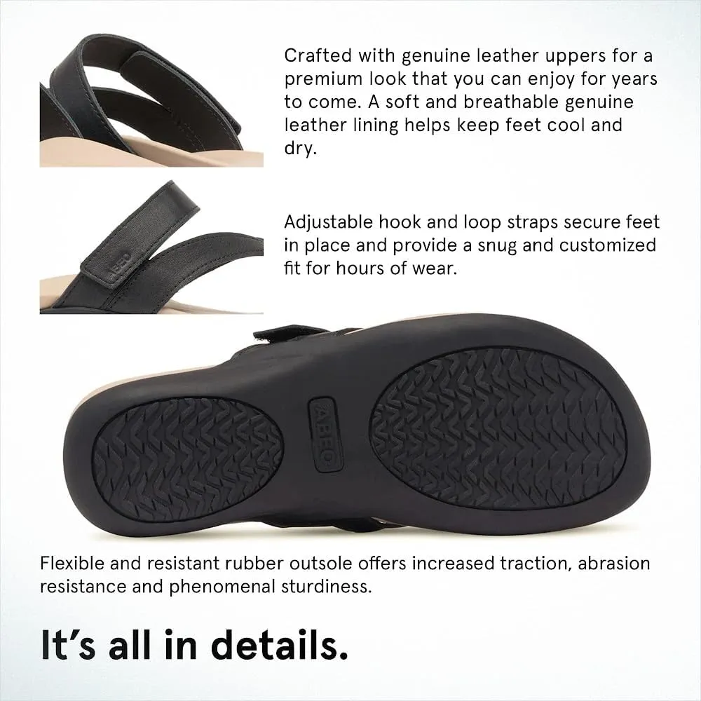 ABEO Oasis Thong Sandals For Women | Arch Support Sandals | Ball of Foot Pain Relief | Built-In Metatarsal Pads Women | Ball Of Foot Cushions for Women