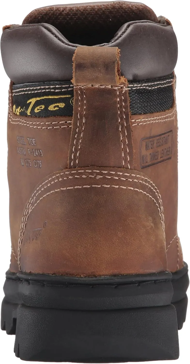 Ad Tec Unisex-Adult 6" Laceup Leather Certified Work & Hiker Boots