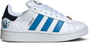 adidas Campus 00 Big Kid Sneakers, Cloud White/Bright Blue/Core Black, Size 5