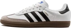 Adidas Originals SAMBA OG Men's Sneakers, Cloud White / Core Black / Clear Granite, 10 M US