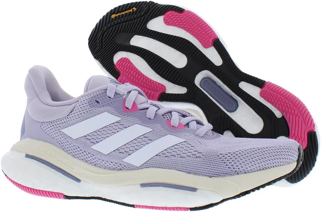 adidas Womens Solarglide 6 Running Sneakers Shoes - Black