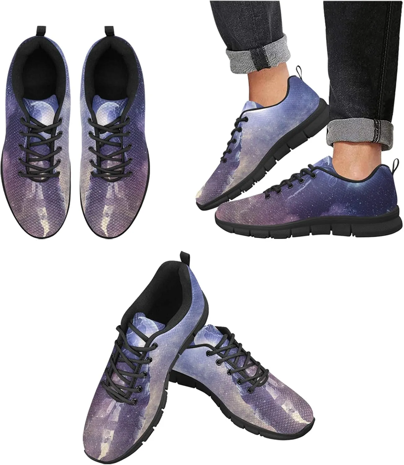 ANANGTEE Awsome Motorcycle Womens Sneakers Fashion Casual Comfortable Lightweight Breathable Arch Support Slip On Non-Slip Tennis Shoes Walking Shoes US13