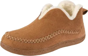 Ankle Boots for Women, Moccasin Booties Shoes With Cozy Memory Foam Winter Warm Fuzzy Indoor Outdoor House Shoes