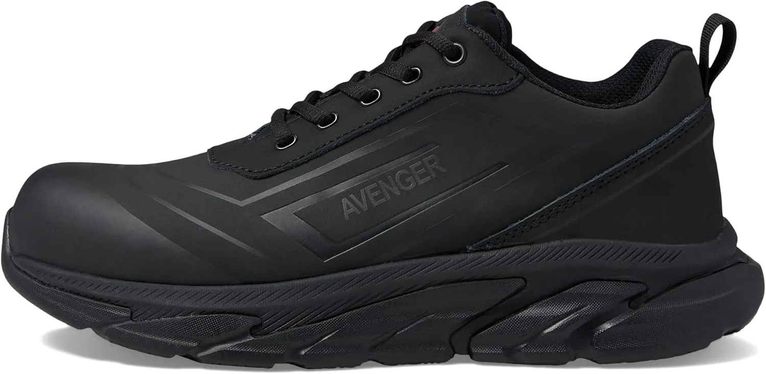 Avenger Work Boots K4 Oxford - Sneakers for Men - Leather Upper - Mesh Lining - Removable Foam Footbed