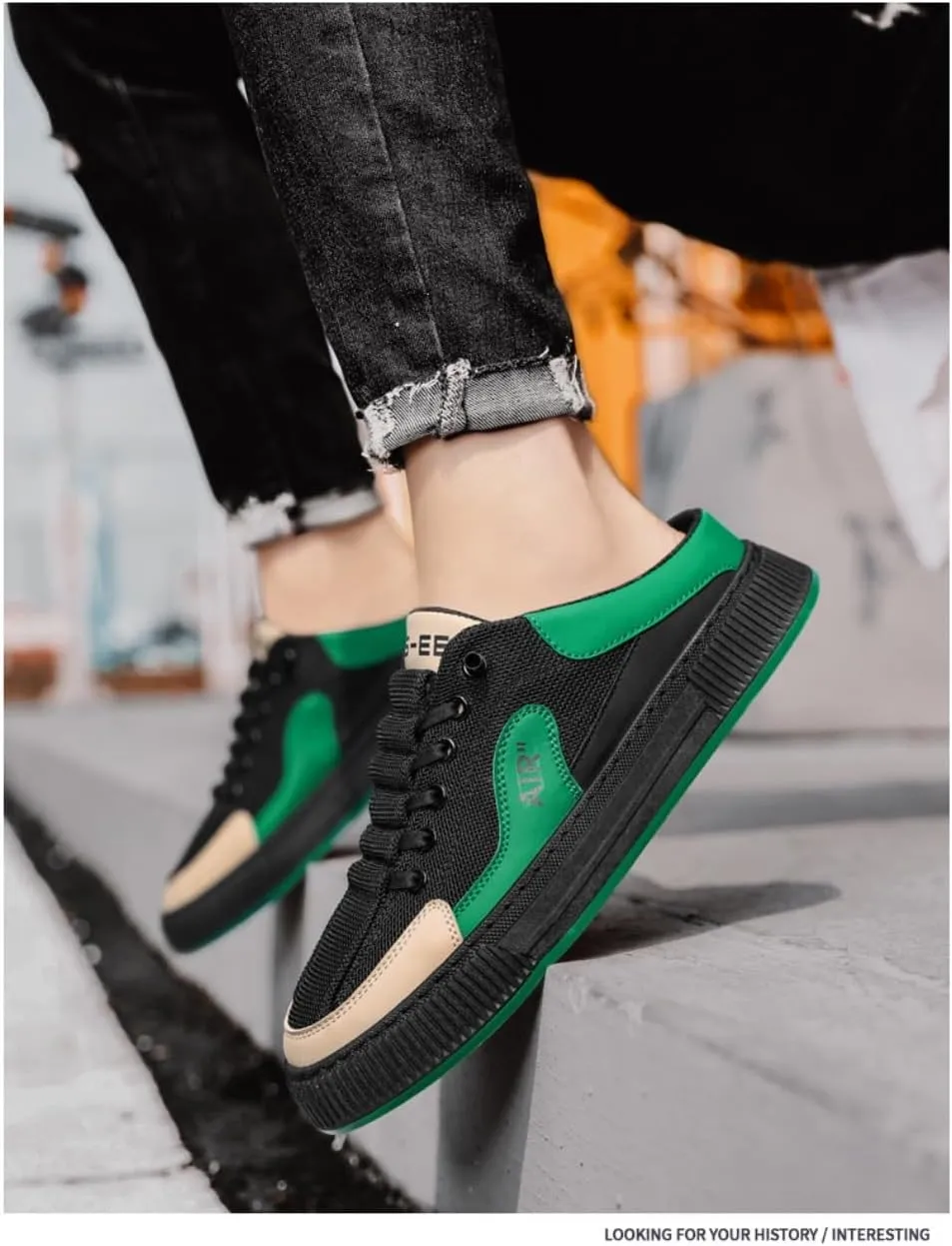 Backless Tennis Shoes for Men Wide Mule Sneakers Slip on House Slippers Platform No Slip Chunky Sole Breathable Lightweight Leather Casual Walking Shoes Lace Up Comfort Wear Slides Outdoor Gym Sport