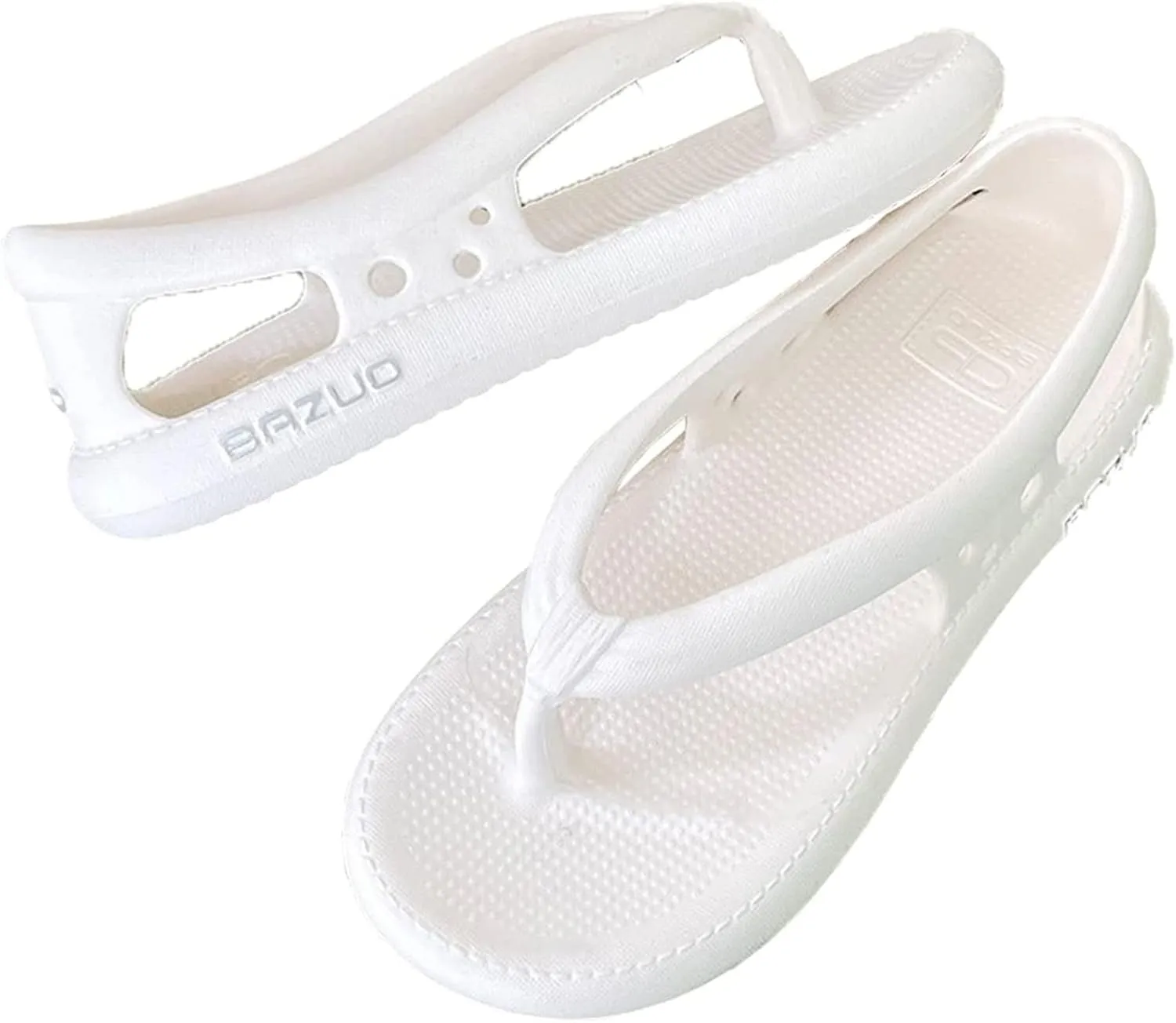 Bazuo Sandals Bazuo Non-Slip Slippers,2023 Summer New Beach Unisex Flops Sandals Comfort Walking Outdoor Couple Bathroom Slippers