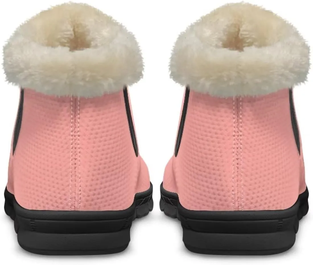 Binienty Warm Snow Boots for Women Winter Slip On Ankle Booties for Outdoor Travel