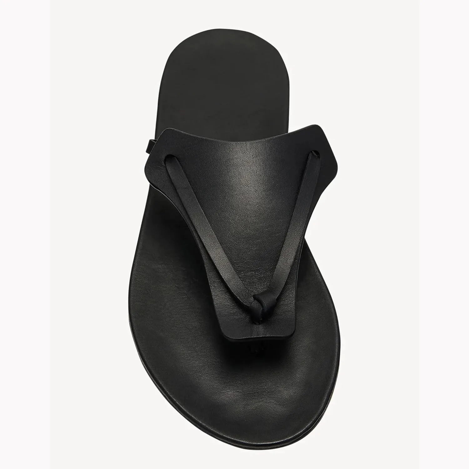 Black Strappy Thong Flip Flops for Women Open Toe Flat Sandals Casual Slip On Ladies Slides Slipper