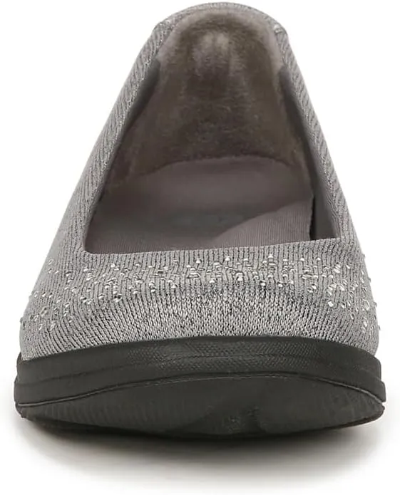 BZees Women's Golden Bright Machine Washable Slip on Loafer Sneaker