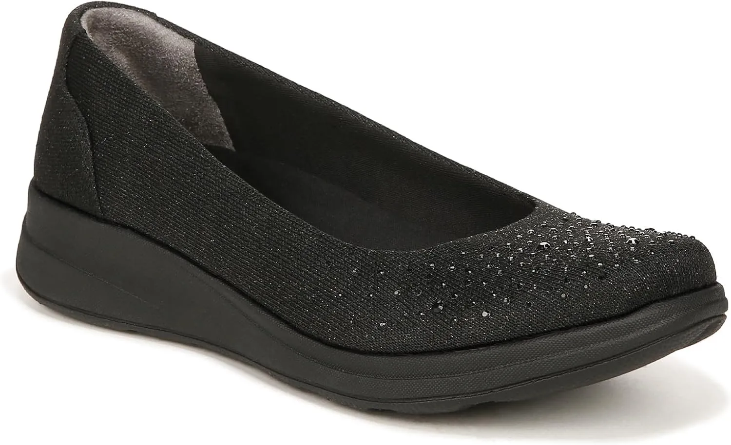 BZees Women's Golden Bright Machine Washable Slip on Loafer Sneaker