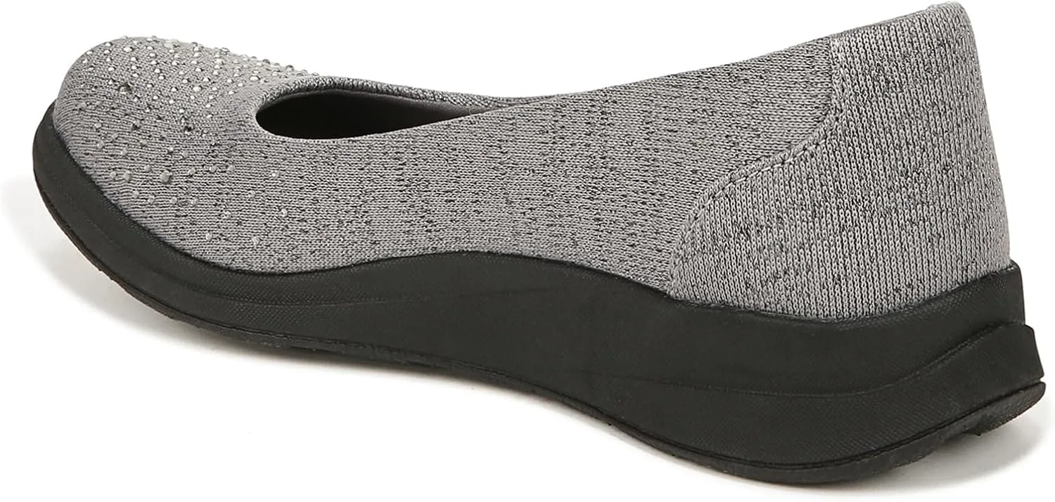 BZees Women's Golden Bright Machine Washable Slip on Loafer Sneaker