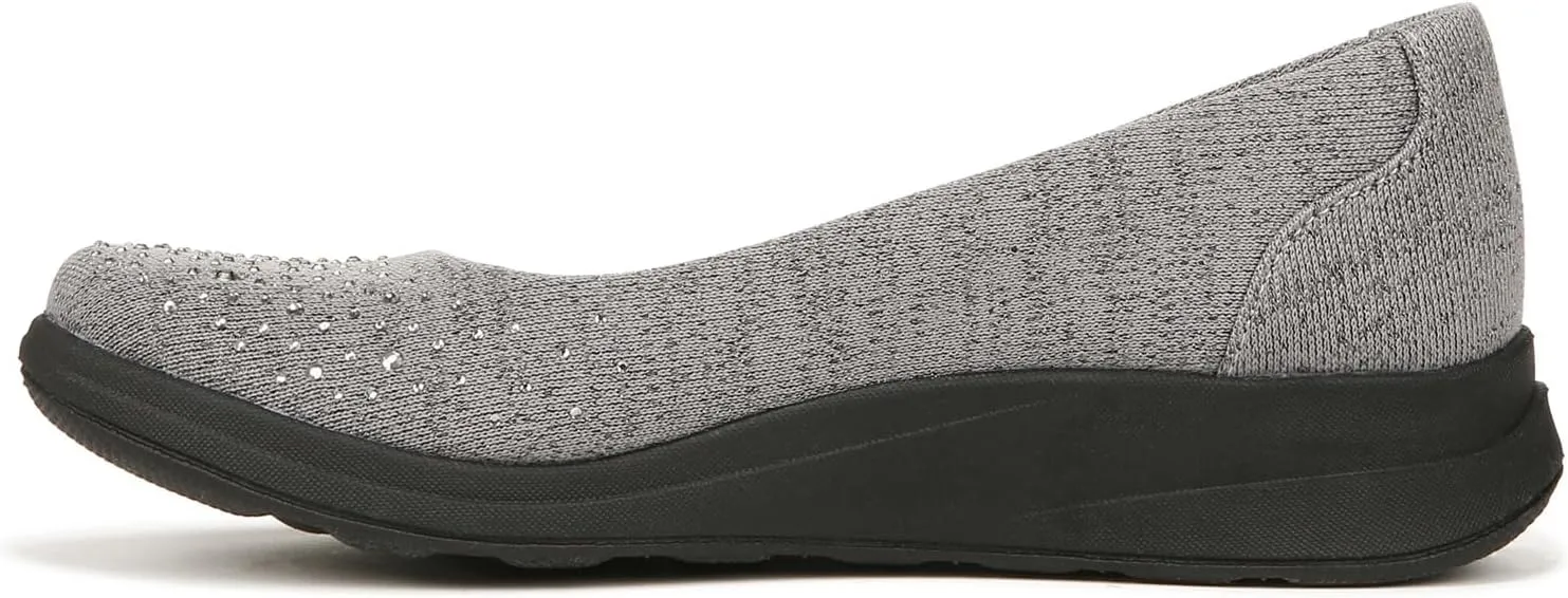 BZees Women's Golden Bright Machine Washable Slip on Loafer Sneaker