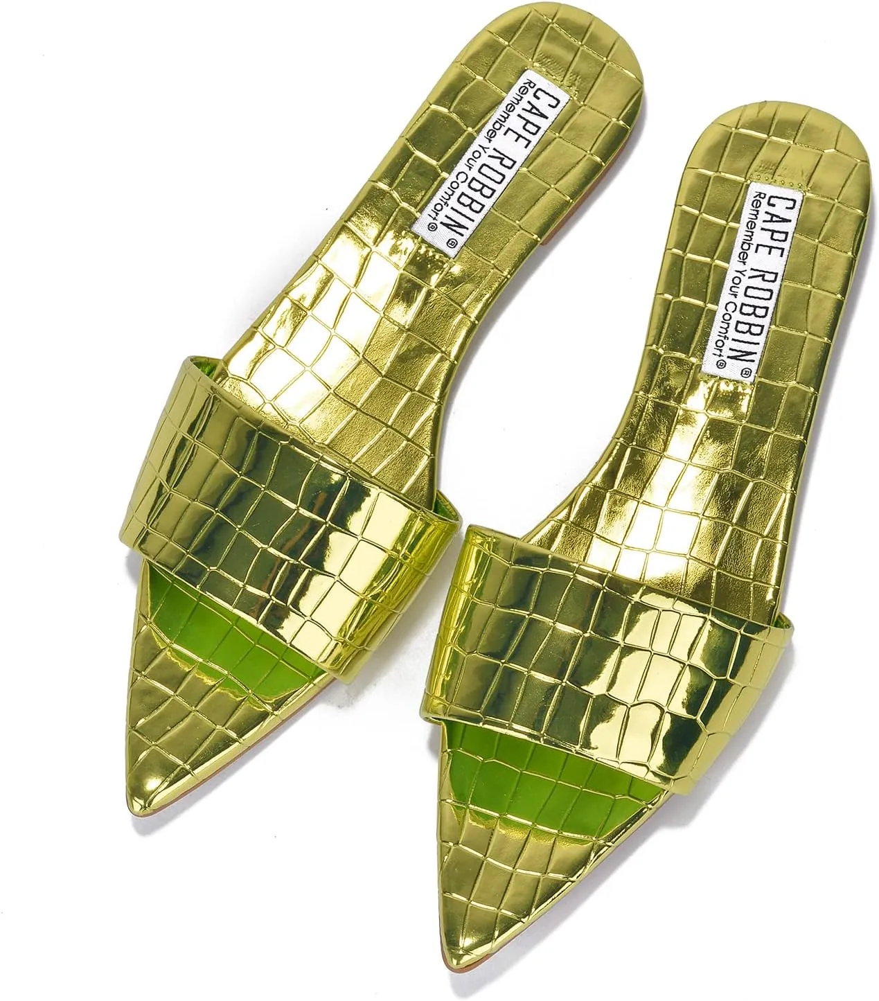 Cape Robbin Women's slip on flat slide sandals