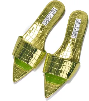 Cape Robbin Women's slip on flat slide sandals