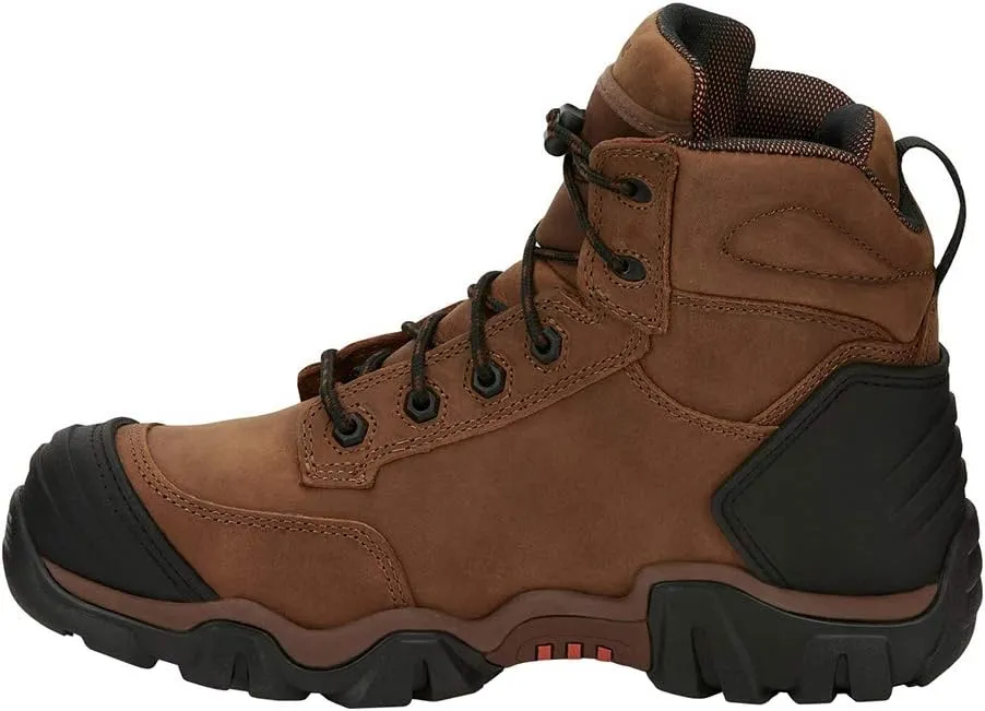 Chippewa Men's Atlas Cross Terrain 6" Waterproof Composite Toe Hiker Work Boot - EH Rated, Slip-Resistant Leather Work Boots for Men