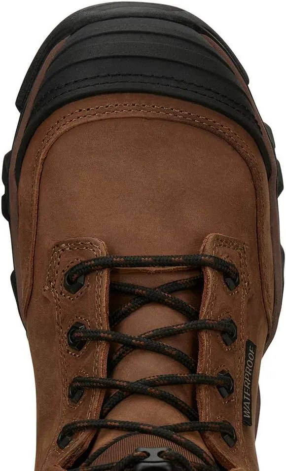 Chippewa Men's Atlas Cross Terrain 6" Waterproof Composite Toe Hiker Work Boot - EH Rated, Slip-Resistant Leather Work Boots for Men