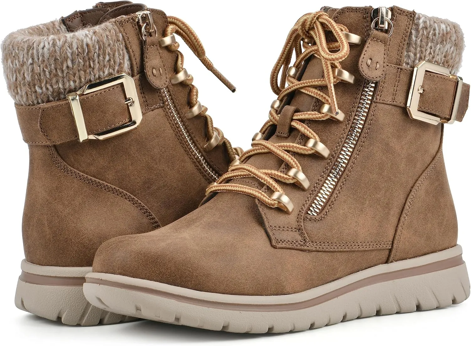 CLIFFS BY WHITE MOUNTAIN Women's Hearten Cushioned City Hiker Ankle Bootie