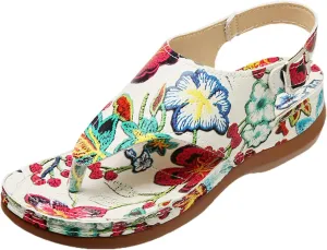 Color Block Dressy Flat Sandals for Women Beach Graphic Work Office Spring Casual Summer Flip Flops Ladies 2024 Falt