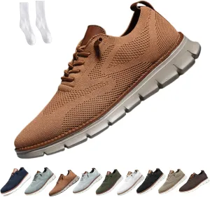 Comfofeet Ultra Comfortable Orthopedic Shoes, Breeze Mens Casual Fashion Walking Mesh Sneakers, Lightweight Soft Sole
