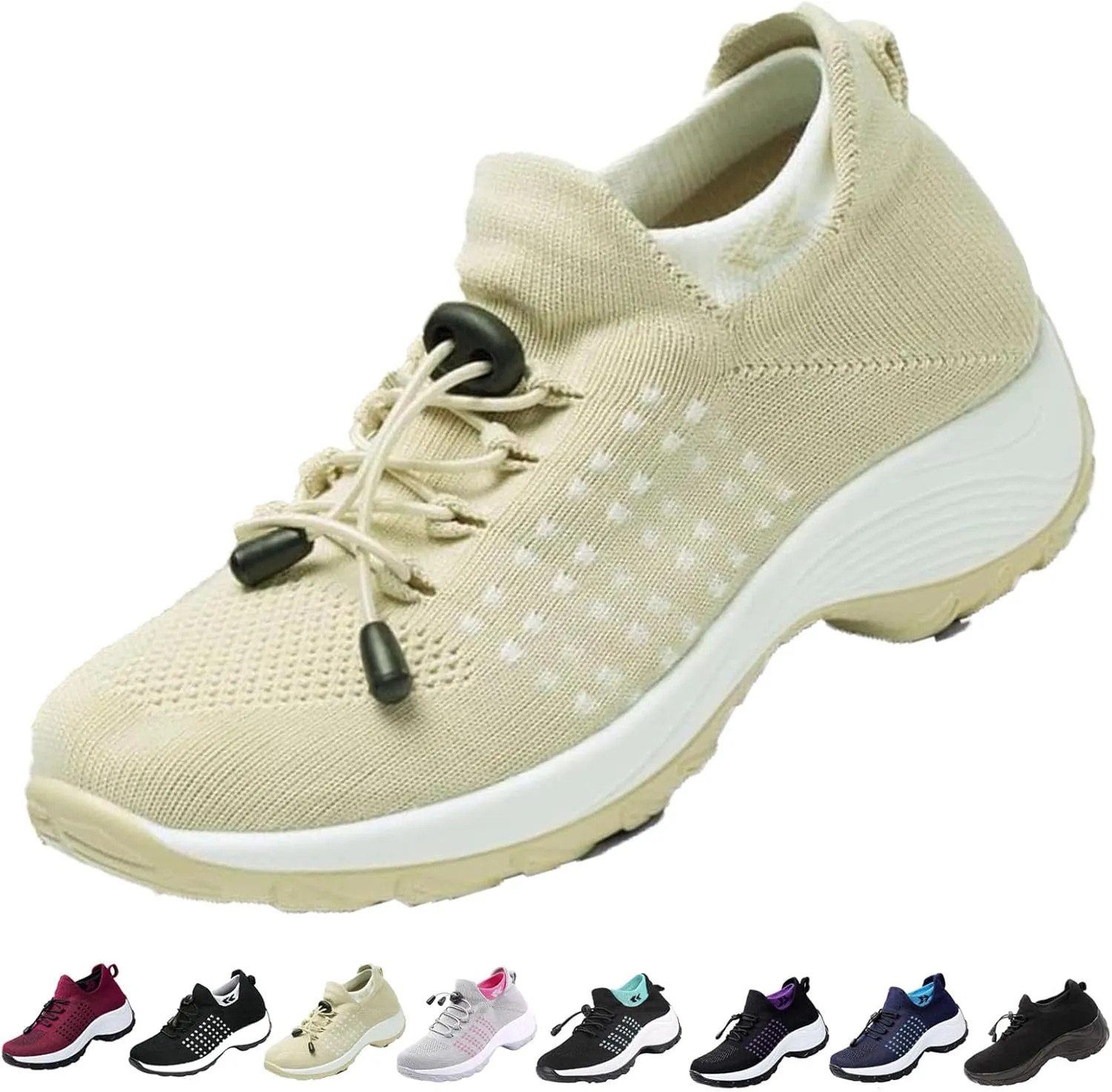Comfortwear Ortho Shoes for Women Plantar Fasciitis, Non Slip Comfort Wear Orthowear Sneakers, Wide Width