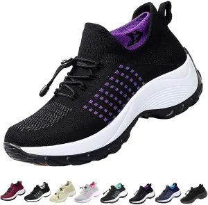 Comfortwear Ortho Shoes for Women Plantar Fasciitis, Non Slip Comfort Wear Orthowear Sneakers, Wide Width