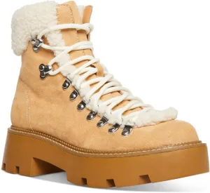 Cool Planet by Steve Madden Womens Cycloneee Hiking Boots Tan 10 Medium (B,M)