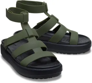 Crocs Women's Brooklyn Luxe Gladiator Platform Sandals, Black