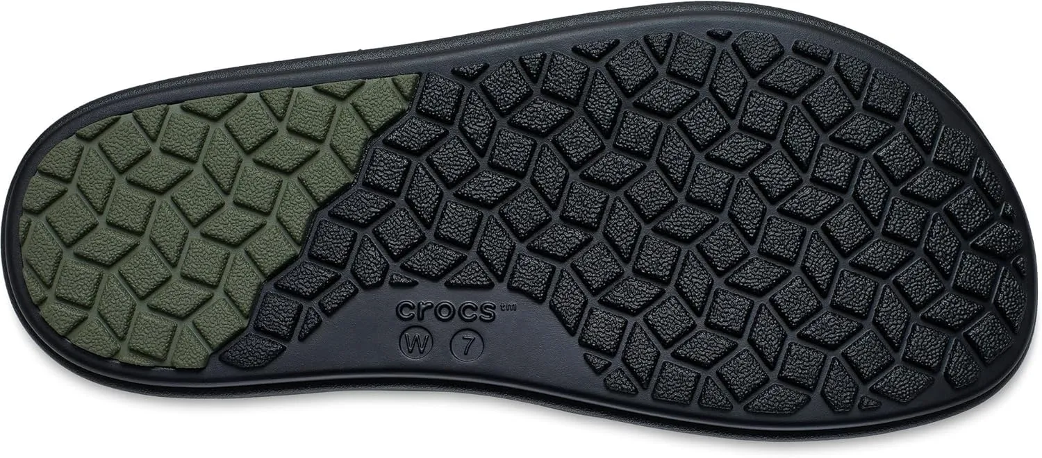 Crocs Women's Brooklyn Luxe Gladiator Platform Sandals, Black
