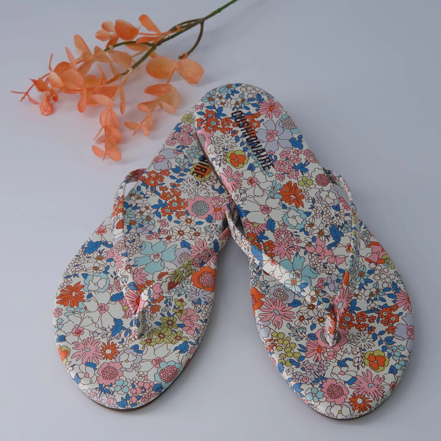 CUSHIONAIRE Cruise Women’s Minimalist Flip Flops – Ultra-Lightweight Summer Sandals with Non-Slip Sole