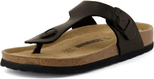 CUSHIONAIRE Women's Leah Cork Footbed Sandal With  Comfort