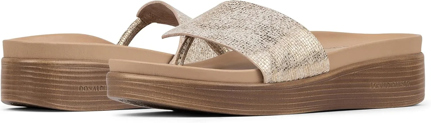 Donald Pliner Women's Fifi Slide Sandals, Women's Summer Sandals, Women’s Shoes, Comfortable Open-Toe Casual Flats