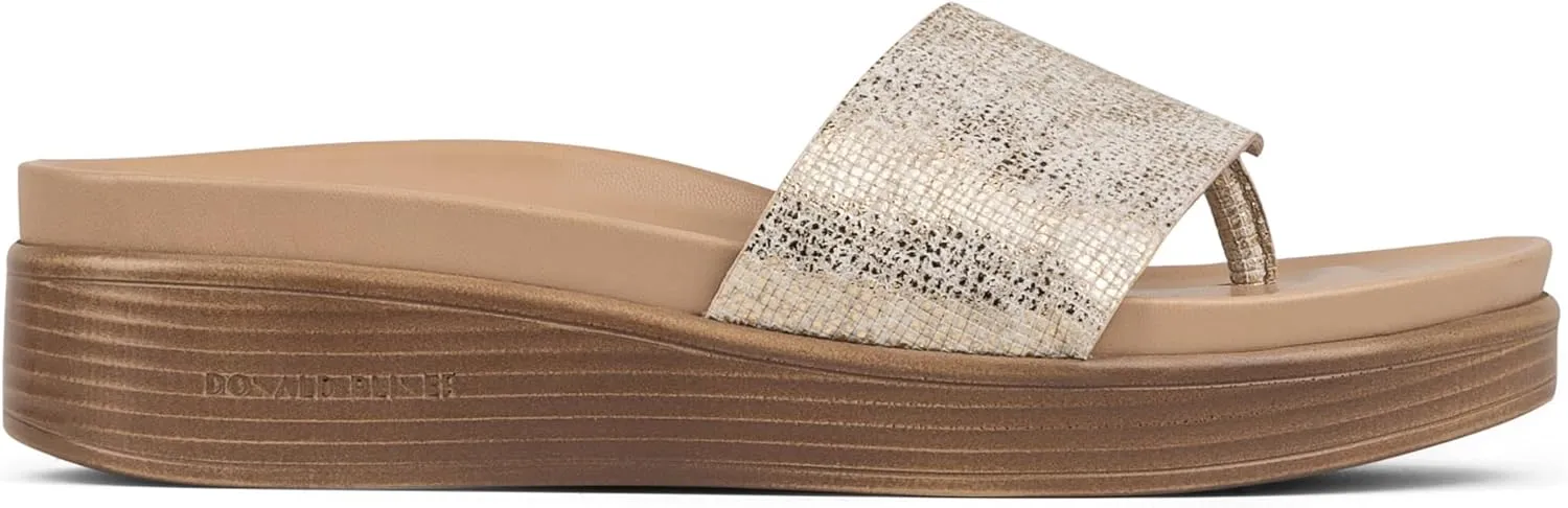 Donald Pliner Women's Fifi Slide Sandals, Women's Summer Sandals, Women’s Shoes, Comfortable Open-Toe Casual Flats