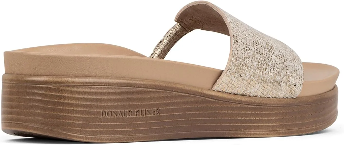 Donald Pliner Women's Fifi Slide Sandals, Women's Summer Sandals, Women’s Shoes, Comfortable Open-Toe Casual Flats