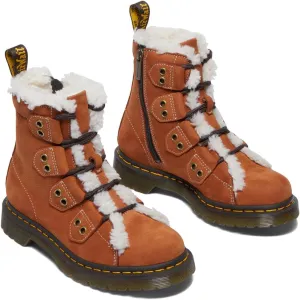 Dr. Martens Women's 1460 Lace to Toe Fur Lined Boots Combat