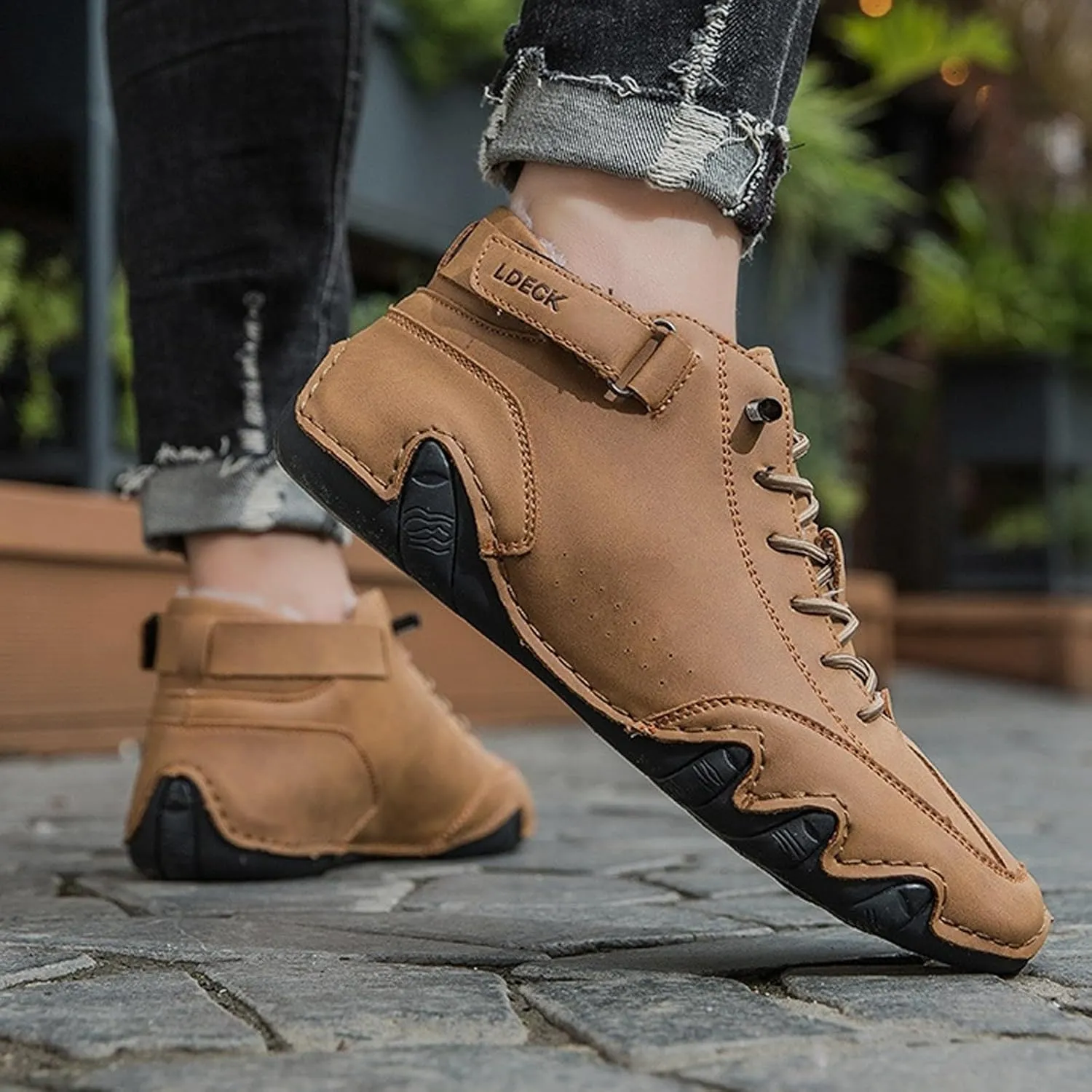 Driving Shoes for Men Mens Shoes Casual Slip Ons Mens Fashion Shoes Comfort Handmade Chukka Dress Walking Shoes