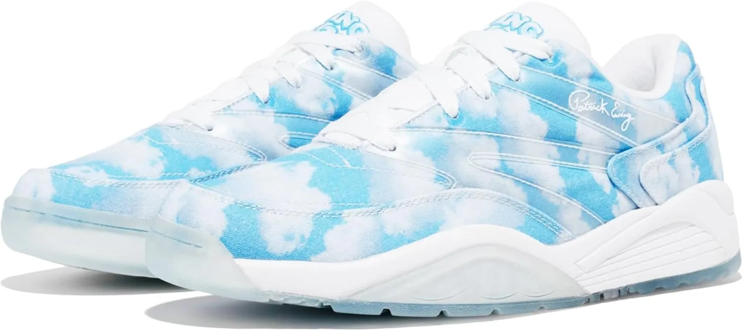 Ewing Patrick Athletics SL33 Sky's the Limit Alaskan Blue/White Canvas Upper, Cloud Print
