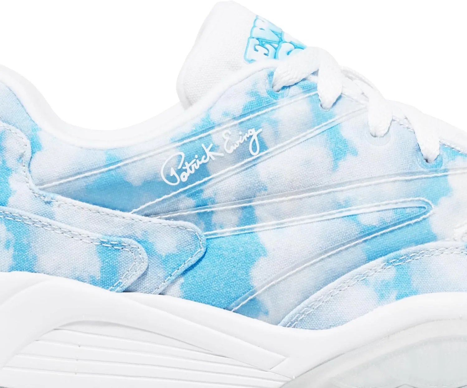 Ewing Patrick Athletics SL33 Sky's the Limit Alaskan Blue/White Canvas Upper, Cloud Print