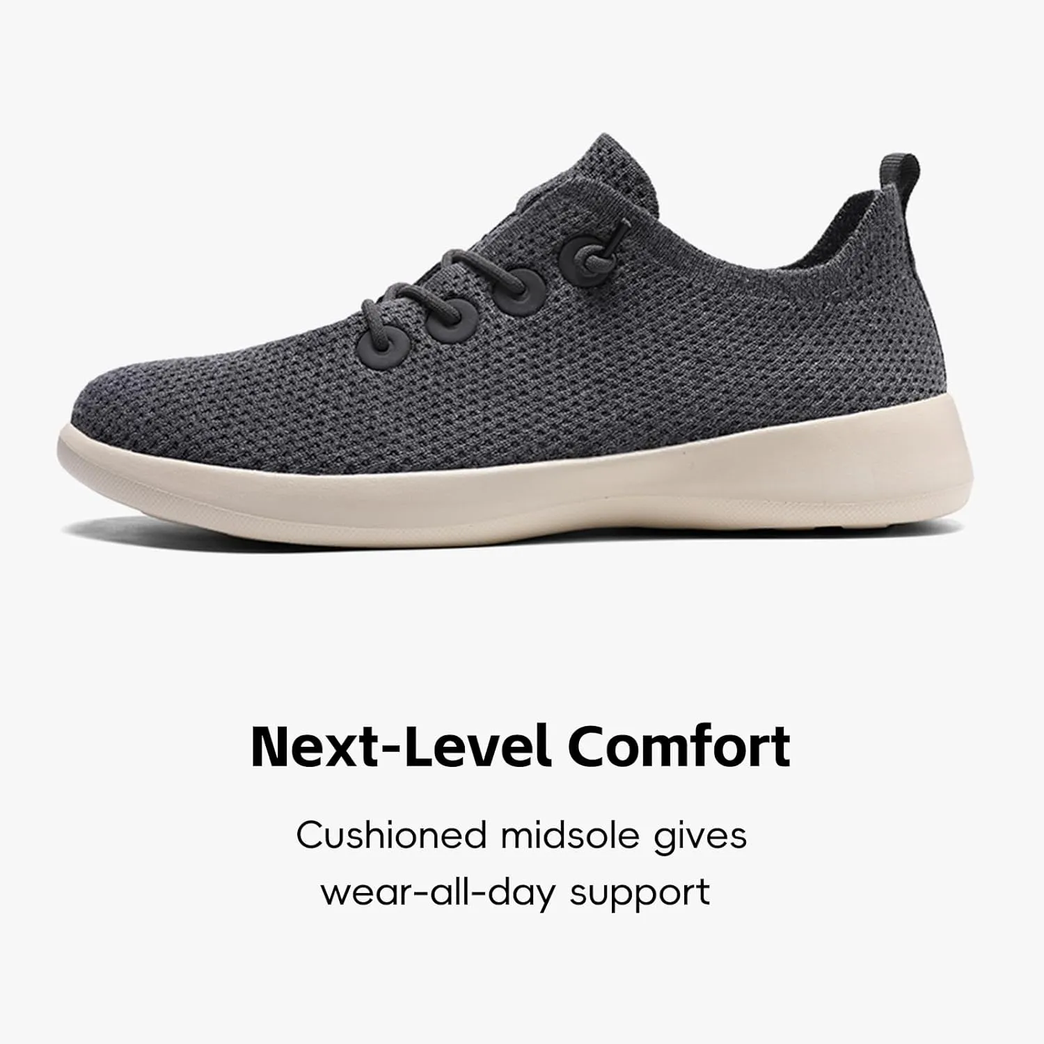 Ezereell Men's Fashion Casual Everyday Sneakers, Slip on Dress Business Sneakers, Machine Washable Lightweight Walking Shoes