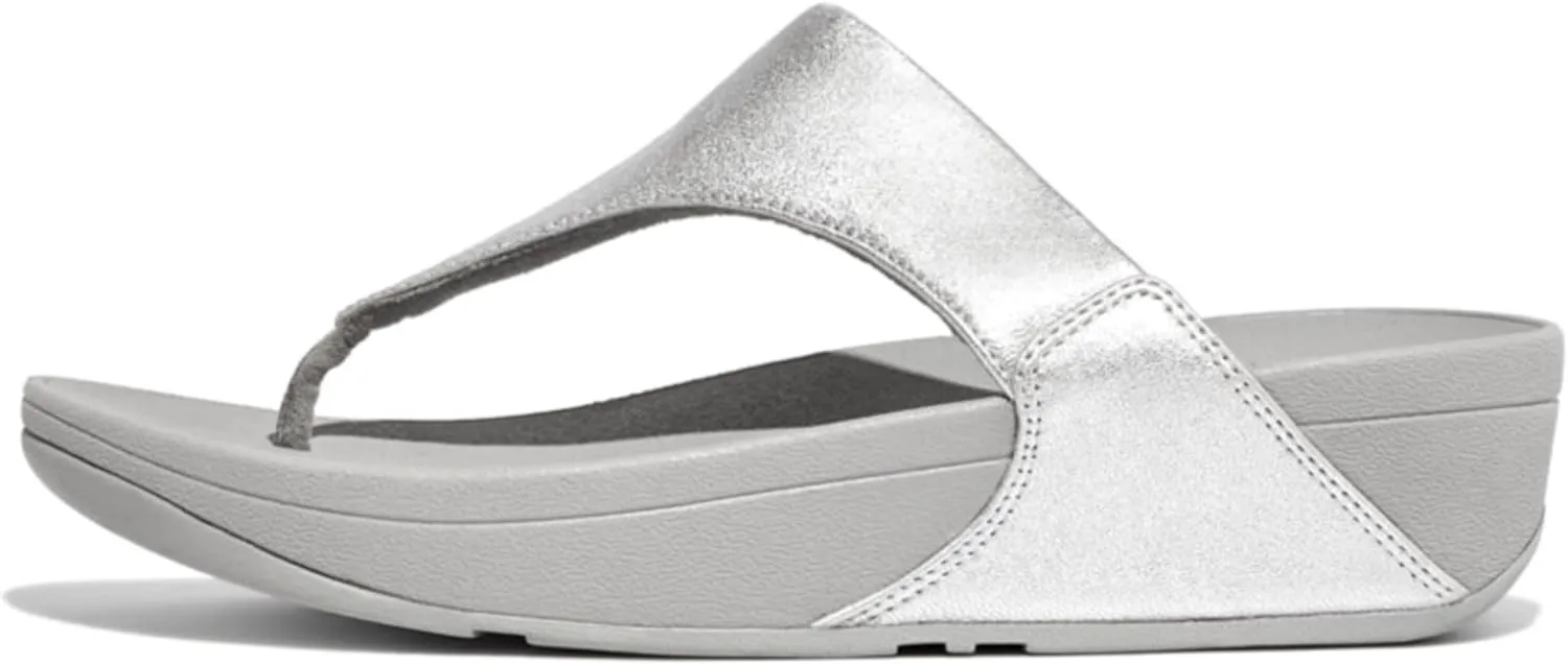 FitFlop Women's Lulu Leather Toe-Post Thong Sandals