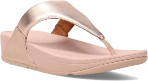 FitFlop Women's Lulu Leather Toe-Post Thong Sandals