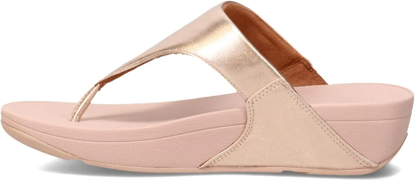 FitFlop Women's Lulu Leather Toe-Post Thong Sandals