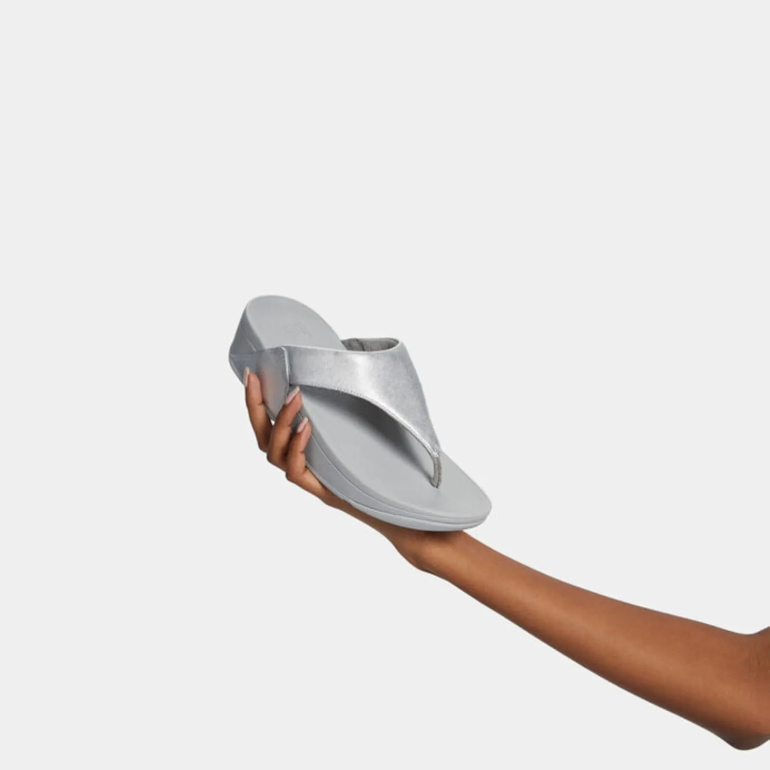FitFlop Women's Lulu Leather Toe-Post Thong Sandals