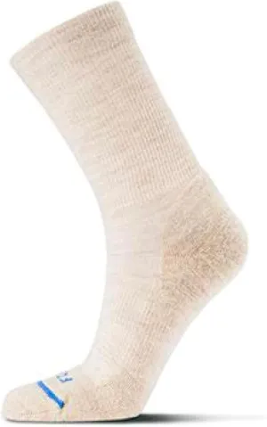 FITS Light Hiker Merino Wool Crew Socks For Men and Women, Lightweight, Breathable, Odor, Hiking Socks, Whole Foot Comfort
