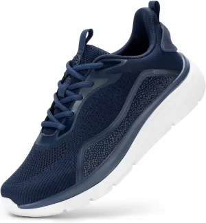 FitVille Men's Wide Walking Shoes Lightweight Comfortable Sneakers Breathable Wide Athletic Shoes - Cloud Jogger V3