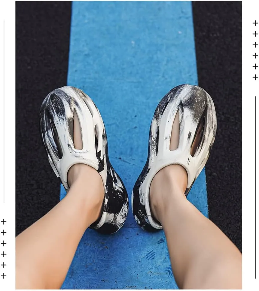 Foam Runner Shoes, Man Womens Foam Runner Sneakers Pillow Cloud Shoes Slides, Non-Slip Quick-Drying Breathable Super Soft