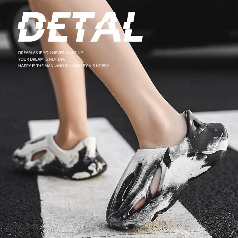 Foam Runner Shoes, Man Womens Foam Runner Sneakers Pillow Cloud Shoes Slides, Non-Slip Quick-Drying Breathable Super Soft