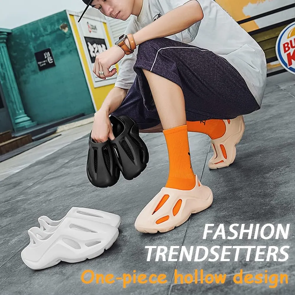 Foam Runner Shoes, Man Womens Foam Runner Sneakers Pillow Cloud Shoes Slides, Non-Slip Quick-Drying Breathable Super Soft