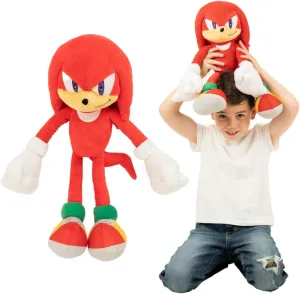Franco Kids Bedding Super Soft Plush Sonic Anime Cuddle Pillow Buddy, One Size, Knuckles The Echidna