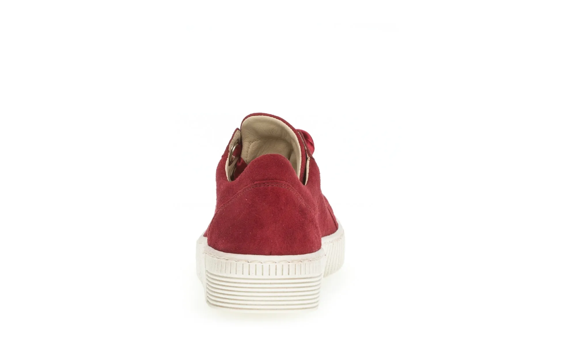 GABOR - 43.330.15 LACED FASHION SHOE - RED SUEDE
