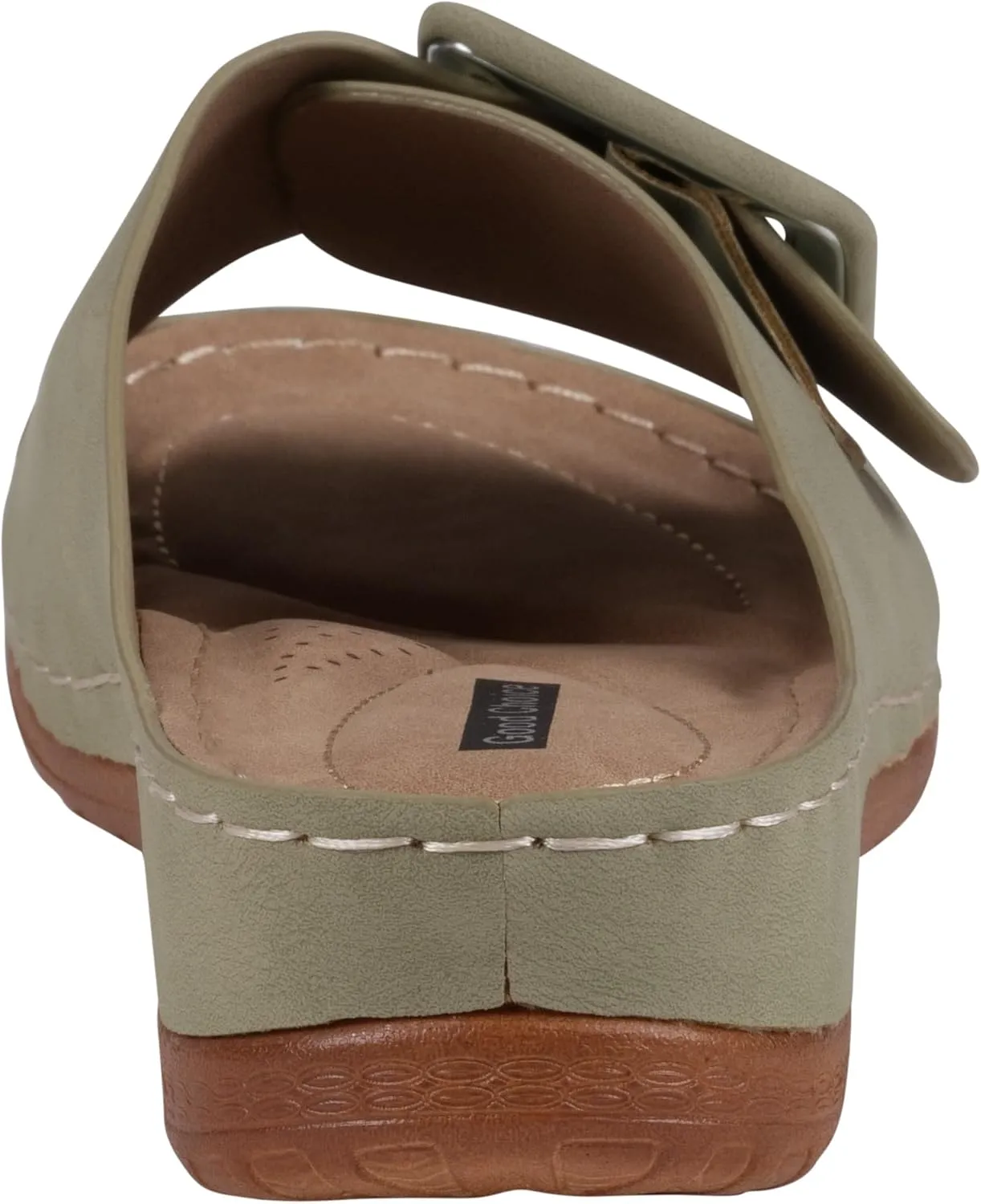 G.C. Shoes Women's Hamden Buckle open toe Flatform Sandals